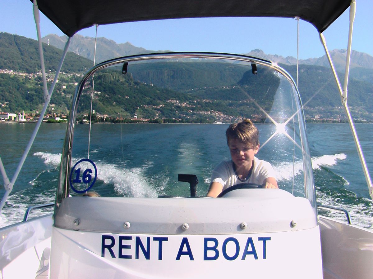 Motorboot-Ausflug auf dem Comer See