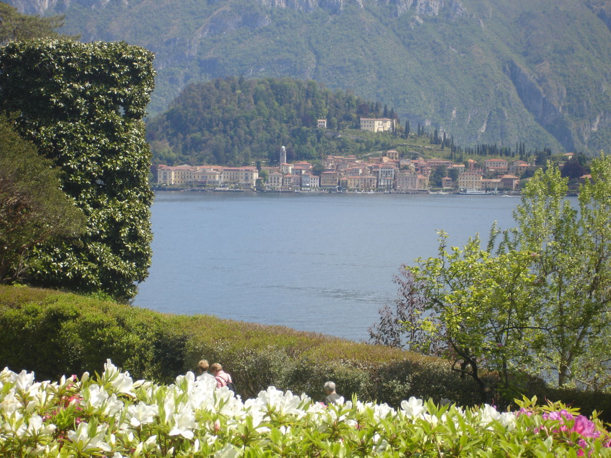 Blick von der Villa Carlotta auf den Comer See